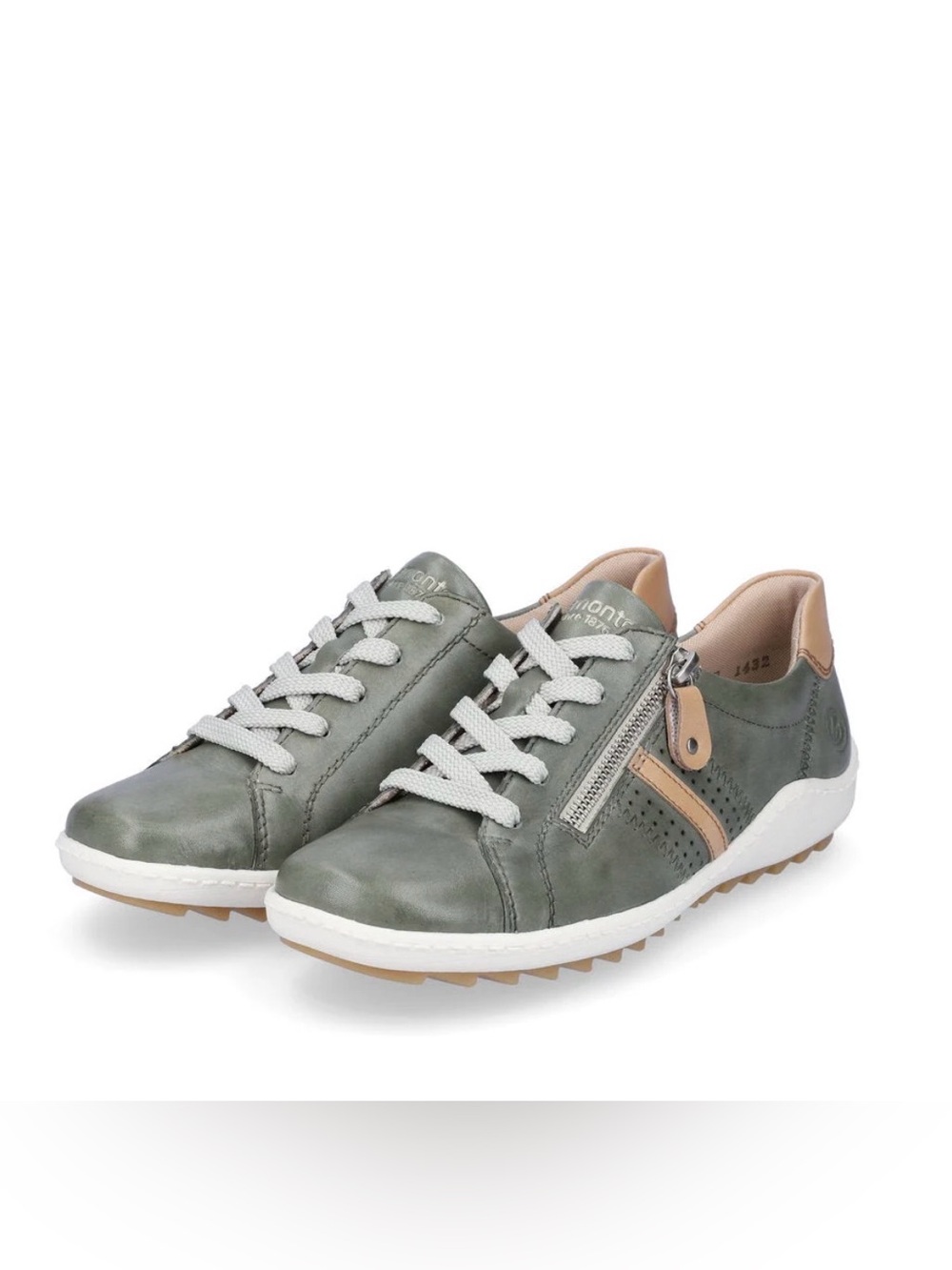 Remonte LIV 32 Green Graphite Lace Up Sneaker Women’s Size US 7